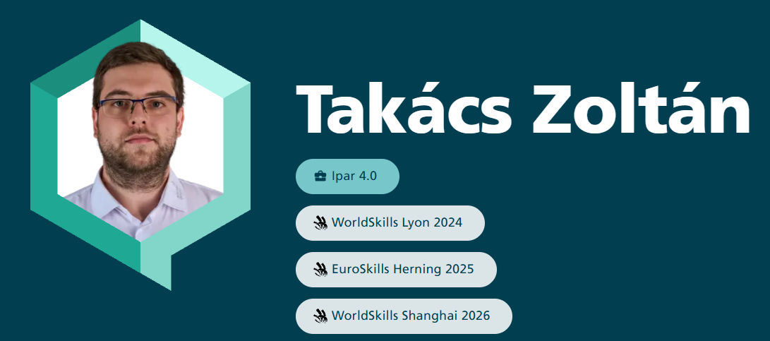 Takács Zoltán – WorldSkills, Ipar 4.0